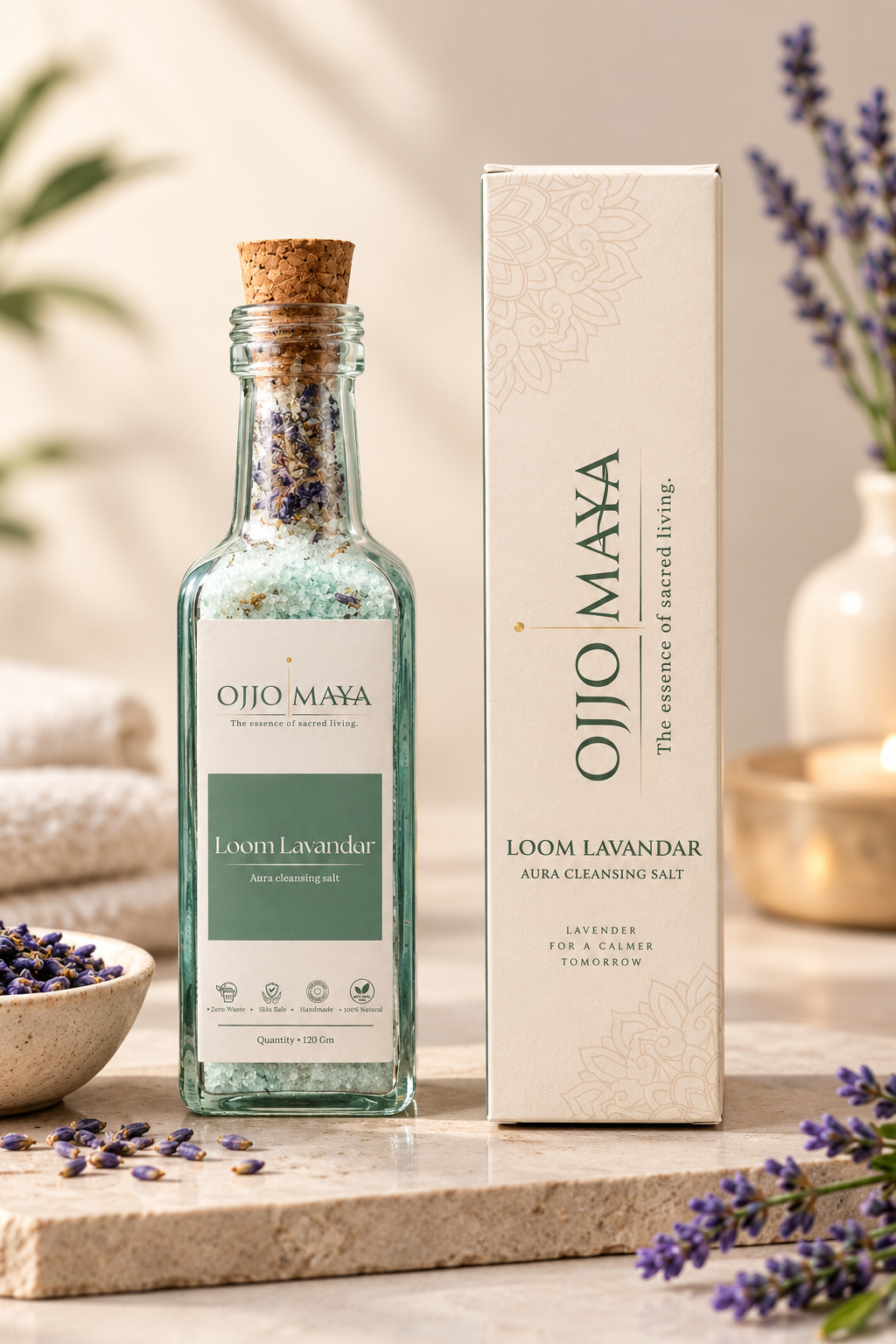 Aura healing Salt - loom lavander